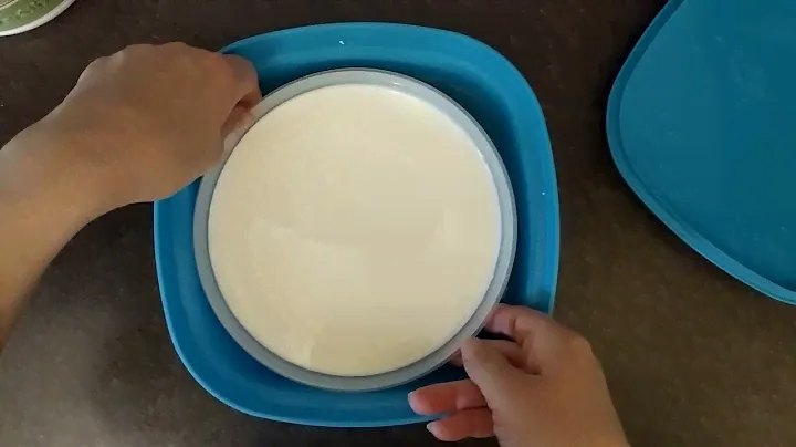 Йогурт на закваске Иван-поле в термосервирователе Tupperware