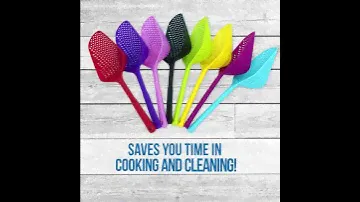 Blue Spatula Scoopzy - Scoop Colander: Save your time in cooking and cleaning!