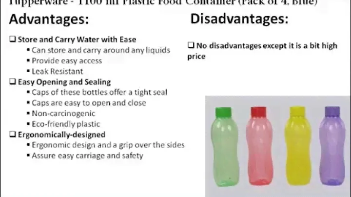 Tupperware aquasafe 1000 ml water bottle