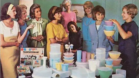 The story of Tupperware parties in pictures  1950s.