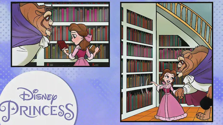 Disney Comics In Motion | Disney Princess | Belle “Beauty & The Books”