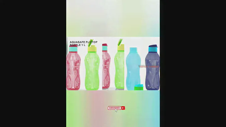 Tupperware 2021 1 L Aquasafe Fliptop water Bottels. Tupperware India, Hyderabad.
