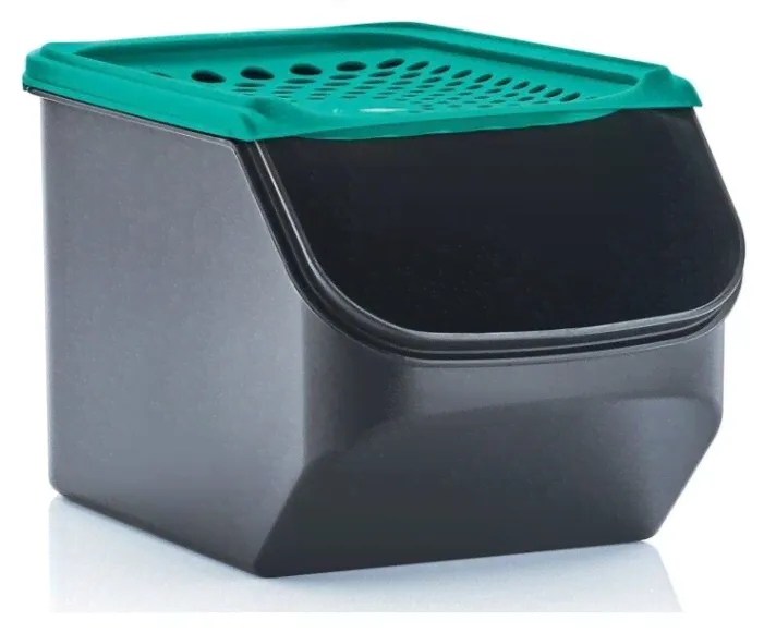 Tupperware Контейнер Дыхание черный/темно-зеленый-1