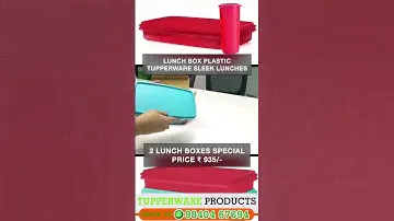 TUPPERWARE sleek lunches TUPPERWARE - Online Homeware & Kitchenware 100% original product TUPPERWARE