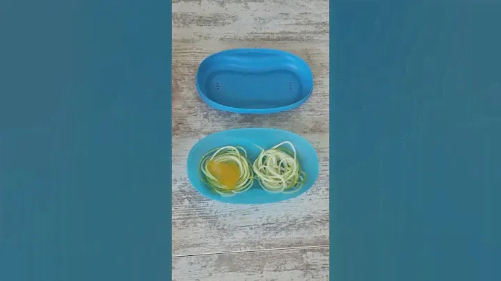 Кабачковые гнезда с использованием посуды от Tupperware