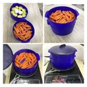 Tupperware Пароварка двухуровневая синяя