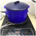 Tupperware Пароварка двухуровневая синяя