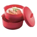 Tupperware Пароварка двухуровневая красная
