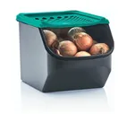 Tupperware Контейнер Дыхание черный/темно-зеленый