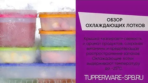 ОХЛАЖДАЮЩИЕ ЛОТКИ ПО СПЕЦ ЦЕНЕ/ какие ОСОБЕННОСТИ при хранении / www.tupperware-spb.ru