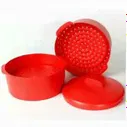 Tupperware Пароварка двухуровневая красная