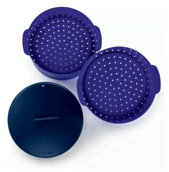 Tupperware Пароварка двухуровневая синяя-3