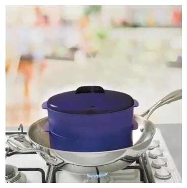 Tupperware Пароварка двухуровневая синяя-2