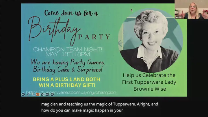 Pam Clift shares All About the First Lady of Tupperware Brownie Wise