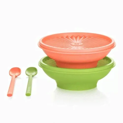 Чаши «В одно касание» (400 мл x2) Ложки 2 шт. от Tupperware-0