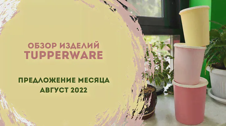 Обзор специальных предложений августа от Tupperware
