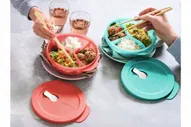 Контейнер Новая волна с разделителем 920мл. цв.красный - Tupperware™