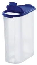 Tupperware Компактус овальный 1700 мл прозрачный/синий