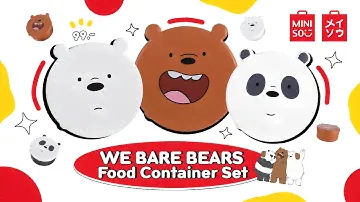 We Bare Bears Food Container Set - MINISO TH