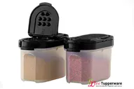 Набор для специй малый 120мл*2шт с чёрными крышками Tupperware