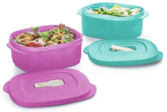 Tupperware набор контейнеров Новая волна 500 мл, 2 шт, сиреневая-0