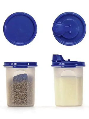 Крышка для компактуса круглая для масла синяя 1шт - Tupperware®.-3