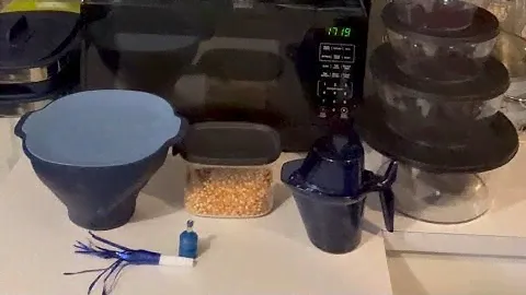 The Tupperware WOW POP popcorn maker