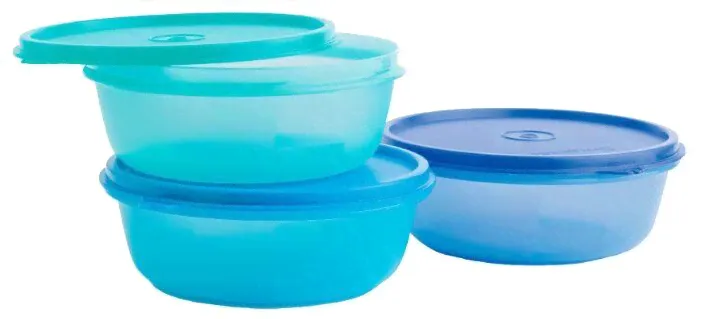 Tupperware Набор больших контейнеров "Хит-парад" 600 мл синий