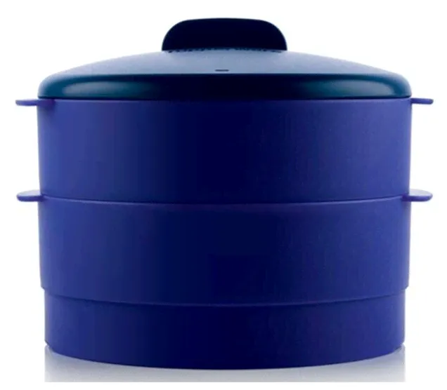 Tupperware Пароварка двухуровневая синяя-4
