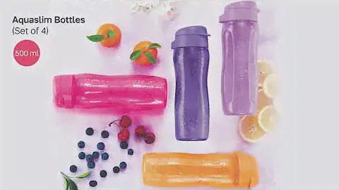 Tupperware AQUASLIM Water Bottle