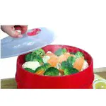 Tupperware Пароварка двухуровневая красная-3