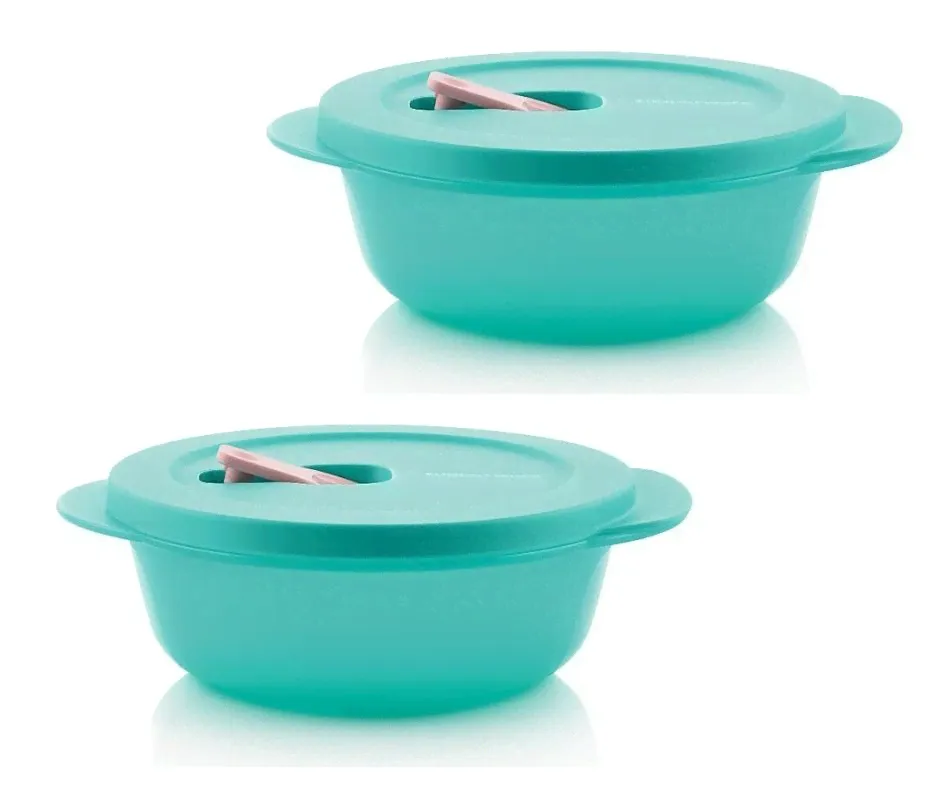 Емкость для разогрева в СВЧ Tupperware "Новая Волна" 600 мл, 2 шт