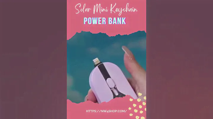 Solar Mini Keychain Power Bank Delights  #chorts