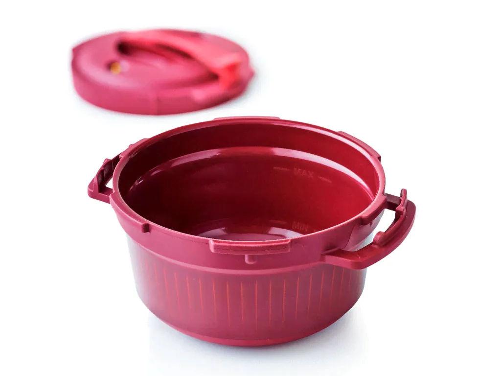 Скороварка Tupperware для микроволновой печи Супер-повар 3л, Красный
